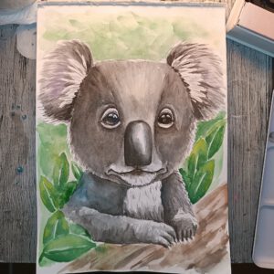 Aquarell Koala