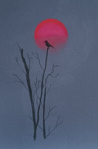 Sonne und Vogel
