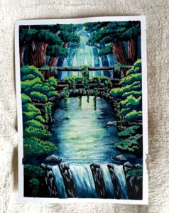 Bild Wasserfall